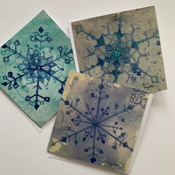 Greeting Cards - Snowflakes