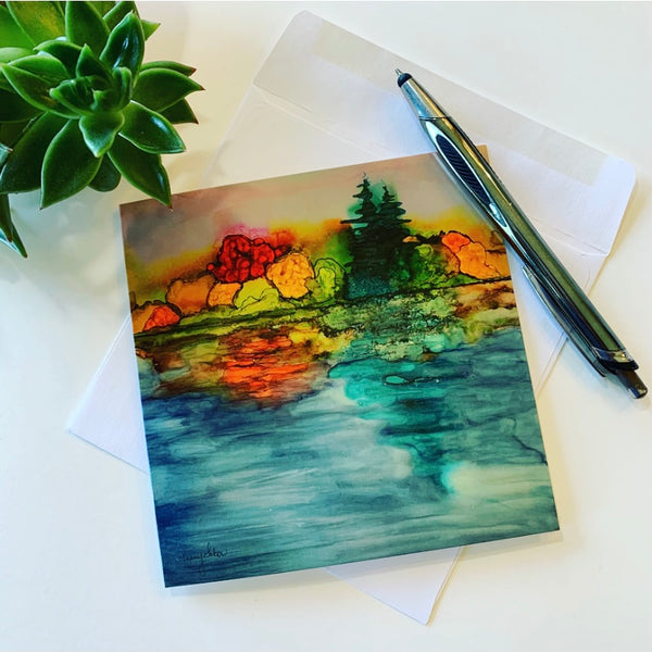 Greeting Cards - Square Landscapes